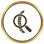 Techniki masażu - ikona kręgosłupa